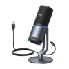 Мікрофон настільний UGREEN CM769 Desktop RGB 24-bit/96kHz ANS USB Black Grey
